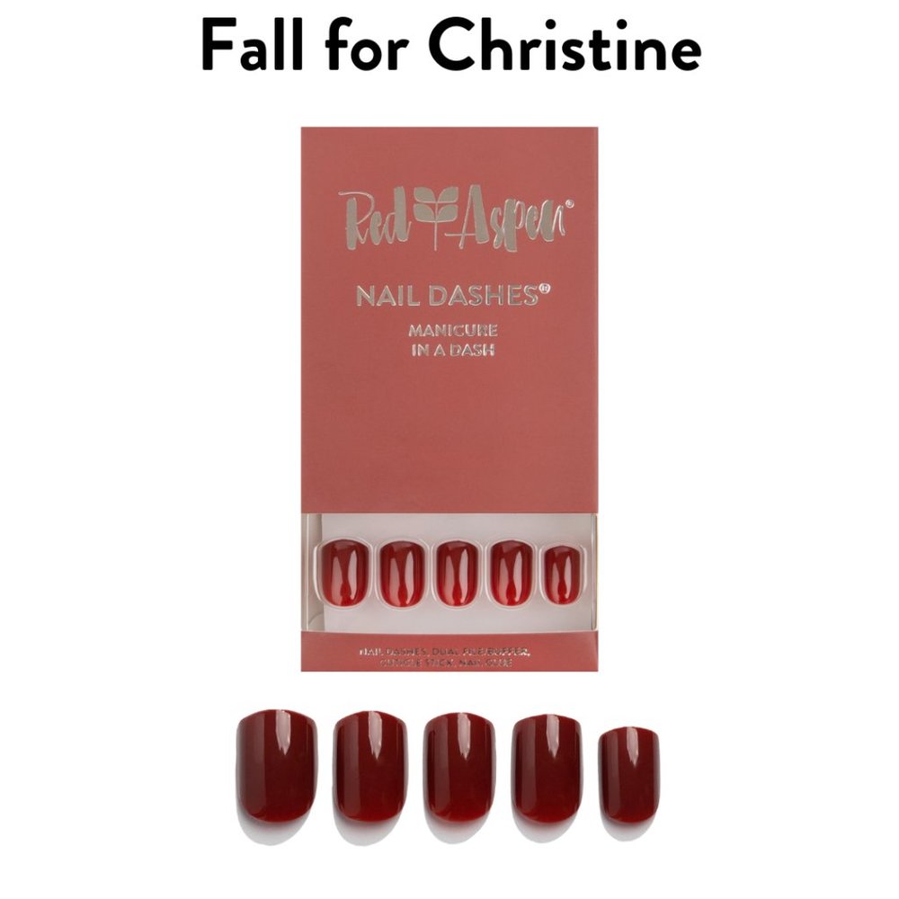 Red Aspen Nail Dashes | Fall for Christine - Picture 1 of 6